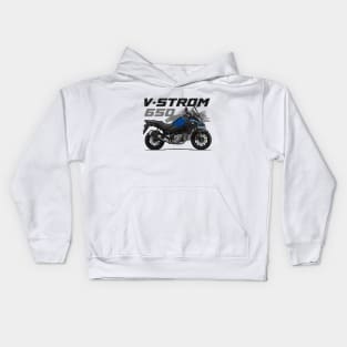 V-Strom 650 - Blue Kids Hoodie